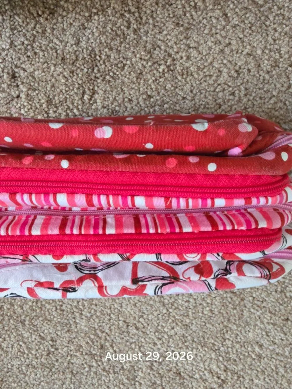 Vintage Avon Multi-Compartment Detachable 3 in 1 Travel Modular Cosmetic Bag Set